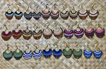Load image into Gallery viewer, Beaded macrame earrings