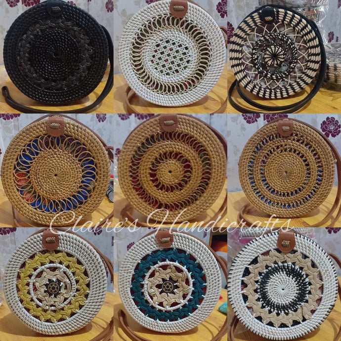 Restocked our handwoven rattan bags...