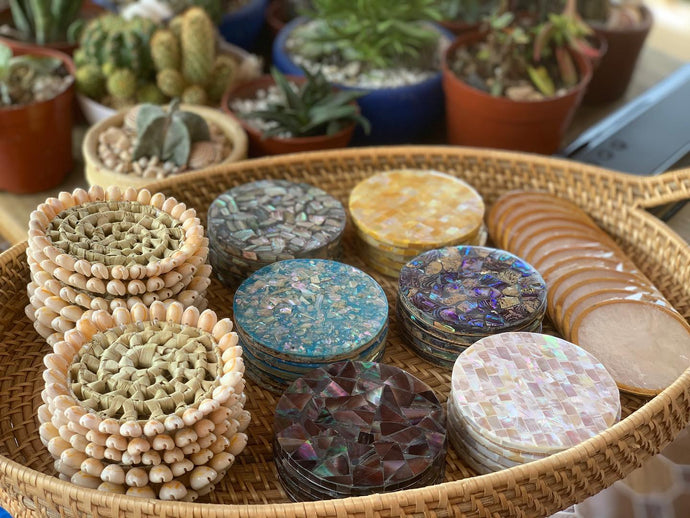 Assorted coasters bound for Laguna....