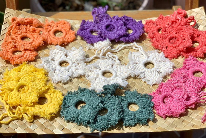 Macrame Christmas tree decor available...