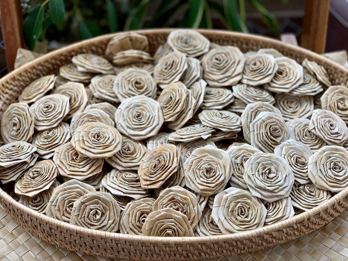 120 pieces of handwoven pandan...