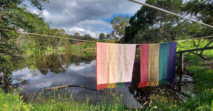 4-toned inabel towels. #inabel #trambiatowels...