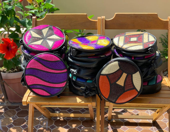 20 handwoven sabutan sling bags...