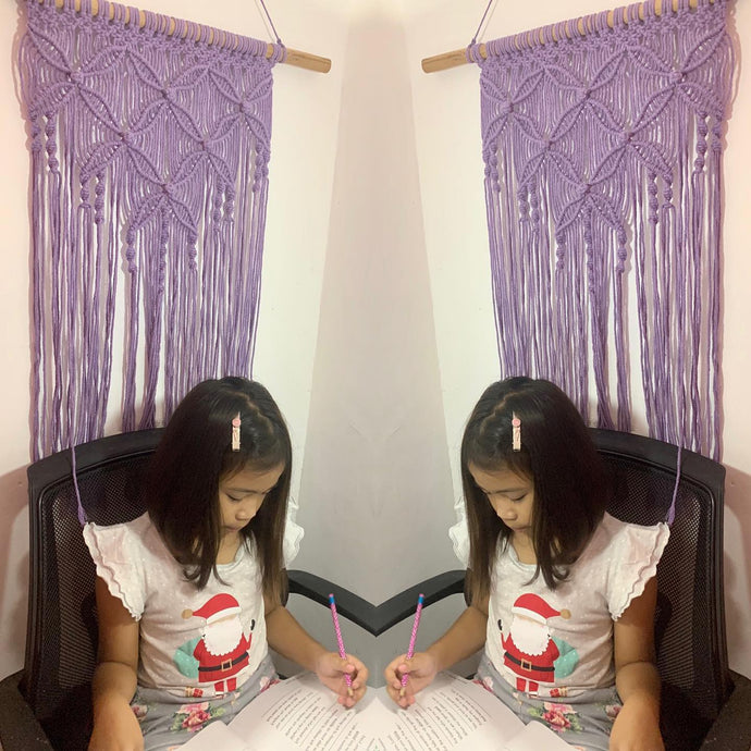 Her favorite color is lavender....