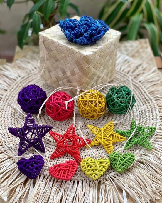 Ecofriendly Christmas decoration set. 🎄⭐️...
