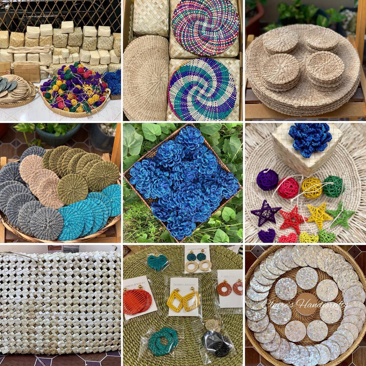30 sets of eco-friendly rattan... – Claire's Handicrafts