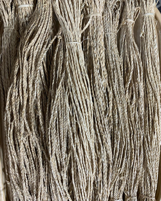 Restocked braided raffia rope. #raffiarope...