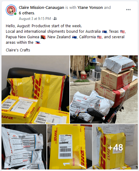 Shipment August 3, 2020