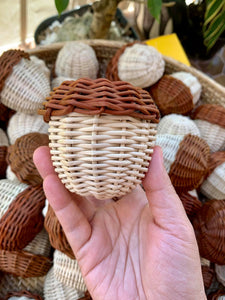 Handwoven acorns
