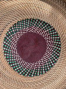 Handwoven sabutan placemats