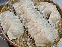 Load image into Gallery viewer, 3-ply raffia face masks
