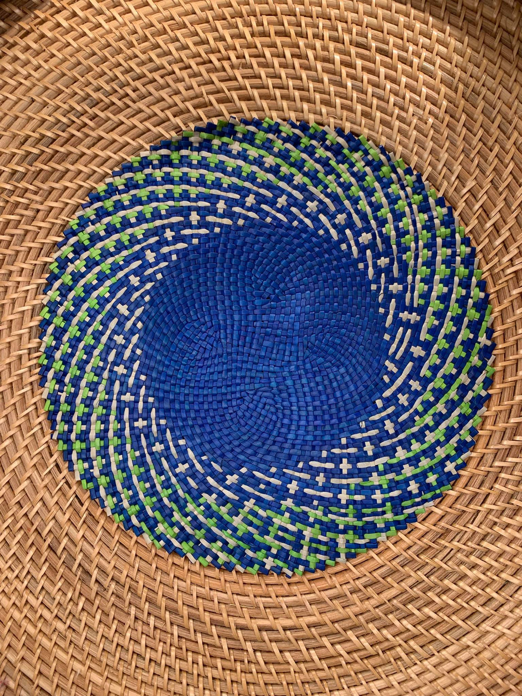 Handwoven sabutan placemats
