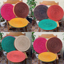 Load image into Gallery viewer, Dyed rattan placemats
