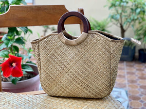 Handwoven pandan bag