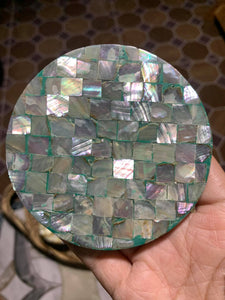Abalone coasters
