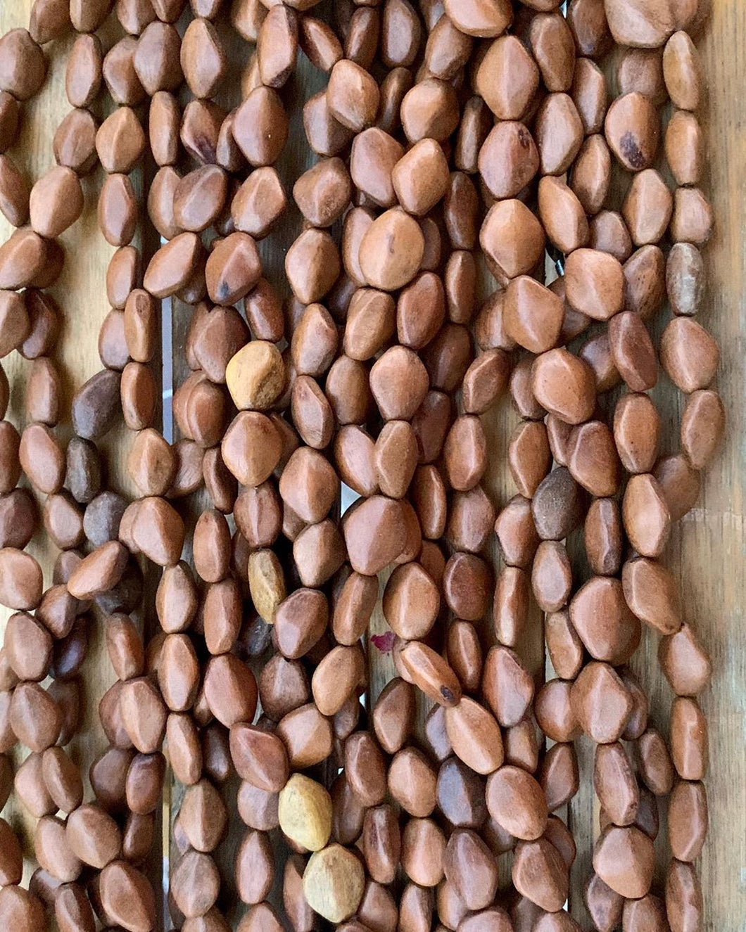 Hardwood wooden beads