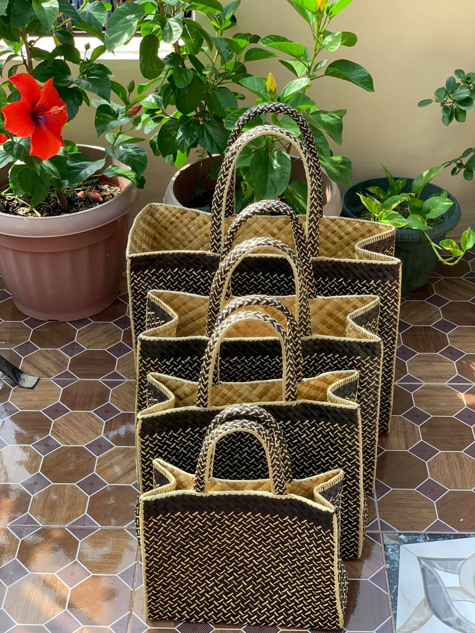 Set of pandan bayong bags - Main Image