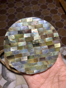 Abalone coasters