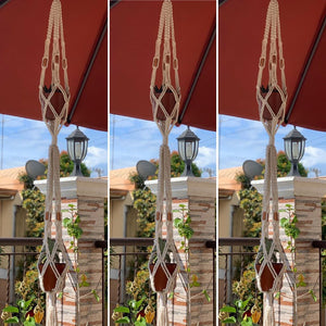 Macrame plant hangers (3-layers)
