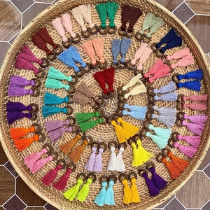 Kamagong tassel earrings