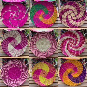 Handwoven sabutan placemats