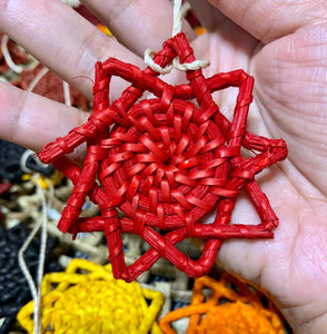 9 Pointed rattan star
