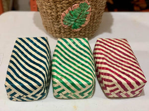 Colored tampipi boxes