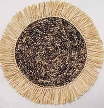 Load image into Gallery viewer, 38cm crocheted raffia placemats
