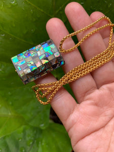 Abalone pendant necklace
