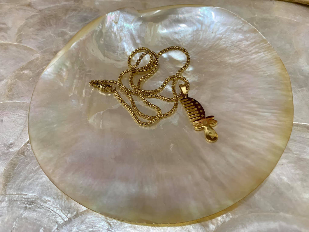 Stainless steel gold necklaces