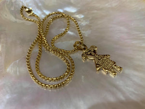 Stainless steel gold necklaces