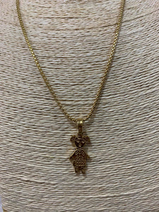 Stainless steel gold necklaces