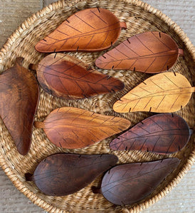 Wooden bowls made from hard wood