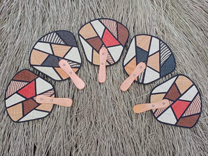 Colorful sabutan fans