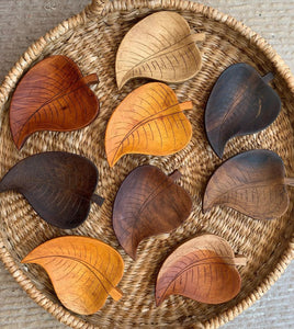 Wooden bowls made from hard wood