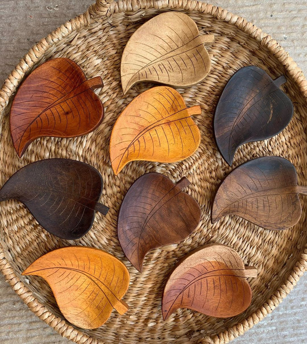 Wooden bowls made from hard wood