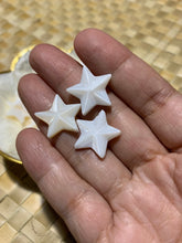 Load image into Gallery viewer, Hand-carved star-shaped river shells charms
