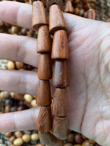 Hardwood wooden beads