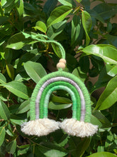 Load image into Gallery viewer, Macrame rainbow decorative hangers or car diffusers
