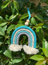 Load image into Gallery viewer, Macrame rainbow decorative hangers or car diffusers
