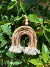 Load image into Gallery viewer, Macrame rainbow decorative hangers or car diffusers
