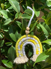 Load image into Gallery viewer, Macrame rainbow decorative hangers or car diffusers
