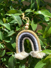 Load image into Gallery viewer, Macrame rainbow decorative hangers or car diffusers
