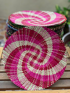 Handwoven sabutan placemats