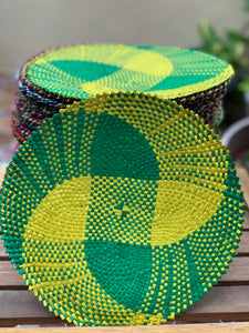 Handwoven sabutan placemats