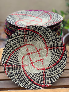 Handwoven sabutan placemats