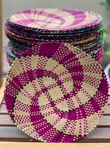 Handwoven sabutan placemats