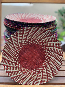 Handwoven sabutan placemats