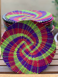 Handwoven sabutan placemats