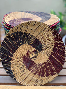 Handwoven sabutan placemats